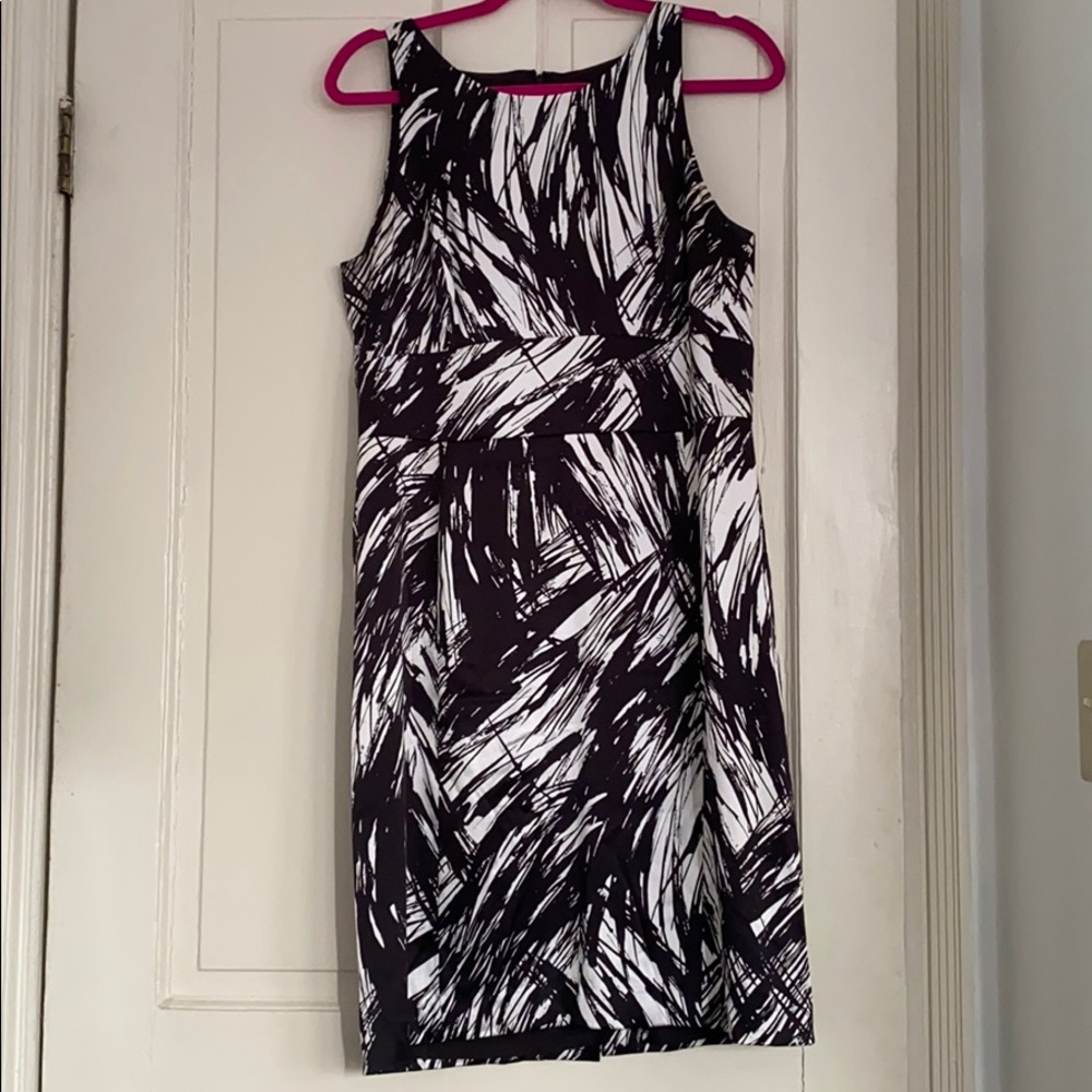 Black white dress